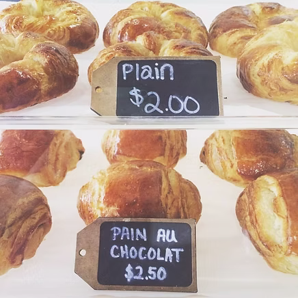 Croissants and pain au chocolat from That French Place